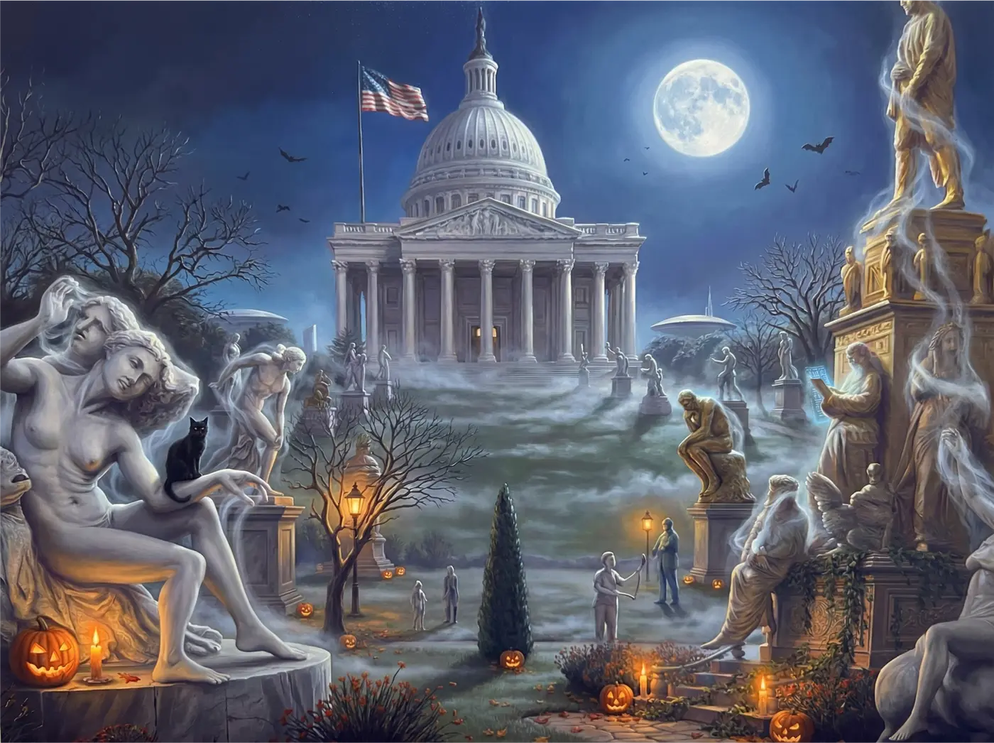 DC Sculpture Garden Halloween by Amy Ingalls